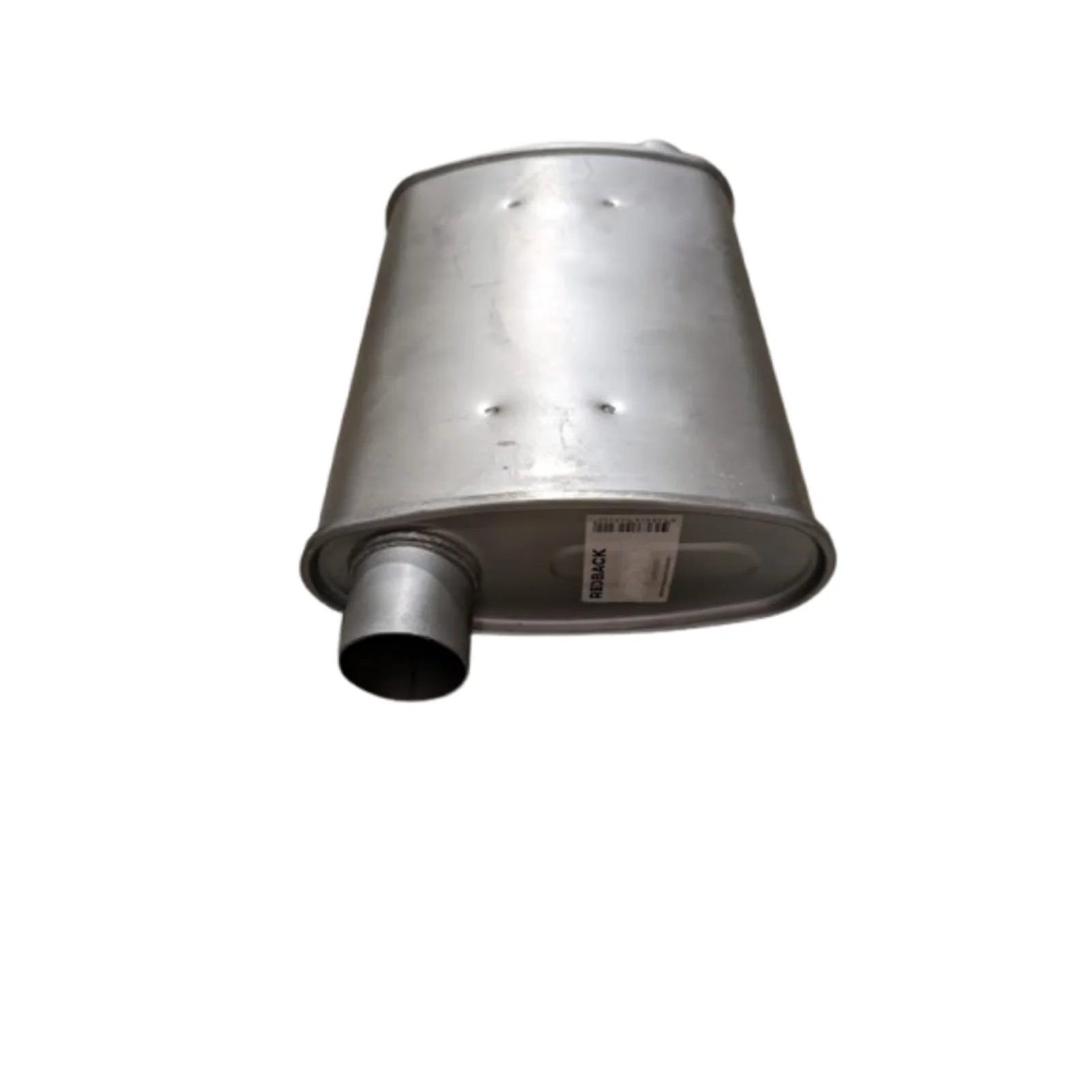 Redback - 2.5" Chambered Muffler Offset/Offset 14"x10"x4" Oval Aluminised Steel