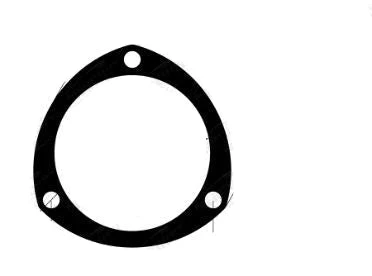 Mercury - 103mm I.D. X 10mm 3 BOLT FLANGE (EFG603RST)