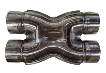 Mercury - 3" (76.2mm) S/S GR409 PRESSED X PIPE