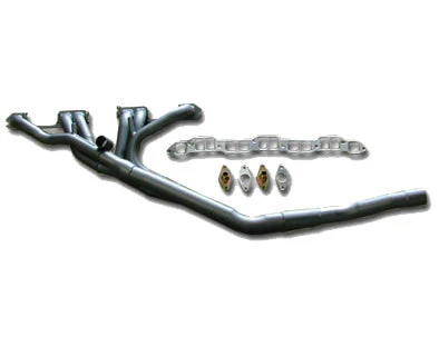 Advance Headers | Mild Steel Engine Swap Extractors | Holden FX-HG Torana LC-UC Blue/Black 6-Cyl | A85B