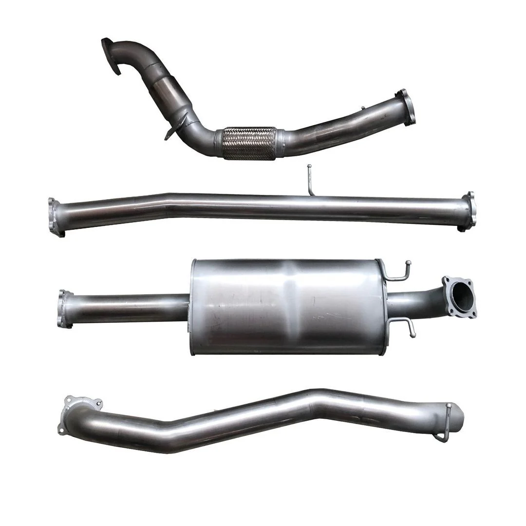 Berklee Performance - Mazda BT-50 UP UR (2011-2016) 3" Mild Steel Turbo Back Exhaust System (Ballistic Exhaust)