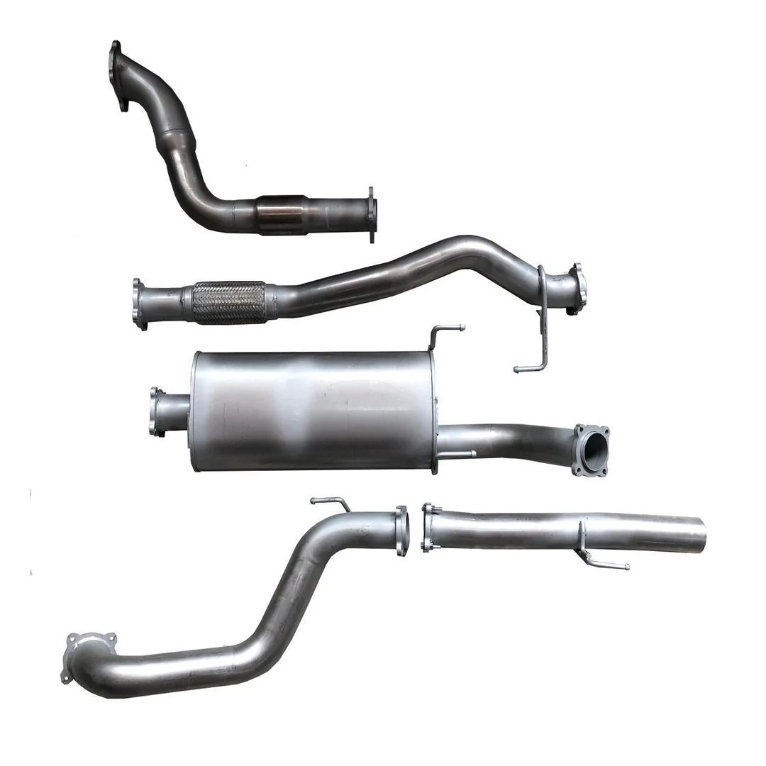 Berklee Performance - Toyota Landcruiser 100 Series 4.2L (1HD-FTE) 3" Stainless Steel Turbo Back Exhaust System (Ballistic Exhaust)