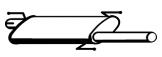 Standard Replacement - Holden ASTRA Muffler (BM4663) (Berklee)