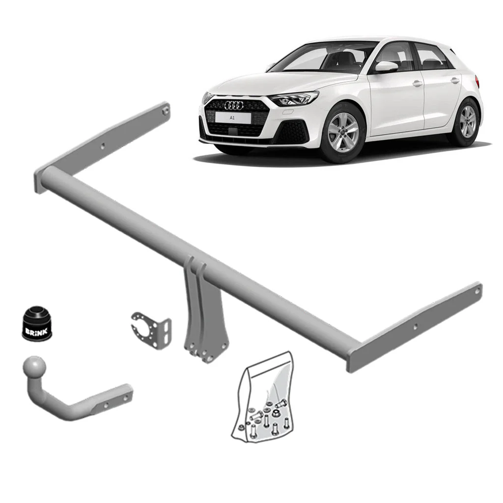 BRINK | European Fixed 2 Bolt Towbar | AUDI A1 8X GB VW POLO 6R 6C AW 2009–ON | BR-531900