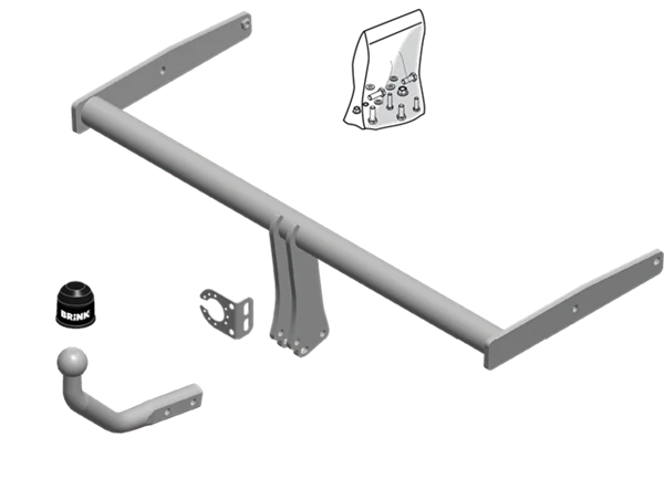 BRINK | European Fixed 2 Bolt Towbar | AUDI A1 8X GB VW POLO 6R 6C AW 2009–ON | BR-531900 - Image 2