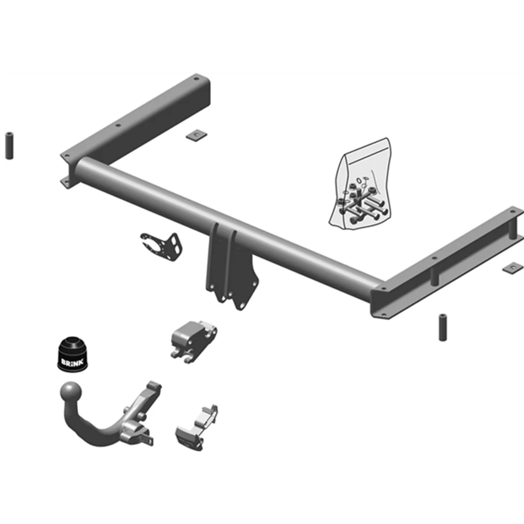 BRINK | Detachable European Towbar | Audi A4 A5 B8 2007–2017 | BR-492600 - Image 2