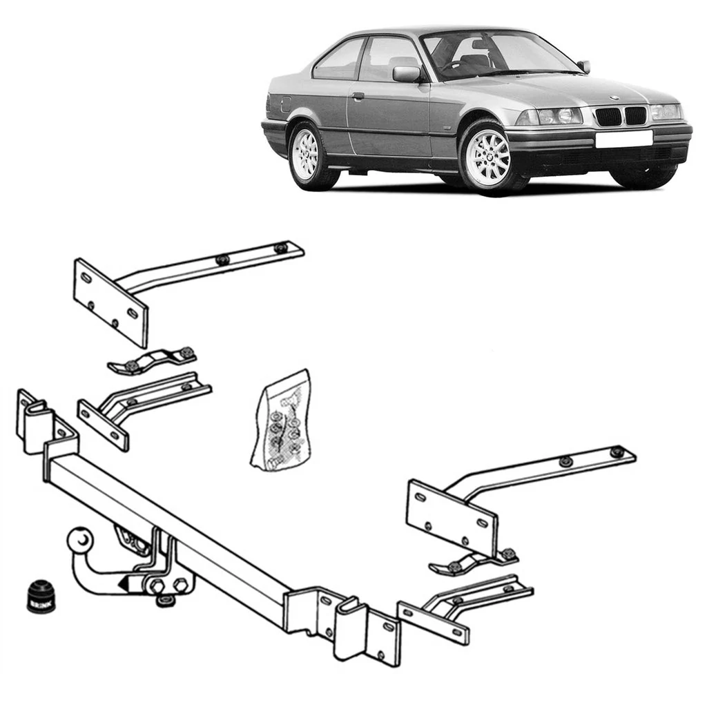 BRINK | Fixed Swan Neck Towbar | BMW 3 Series E30 E36 1990–2001 | BR-192000