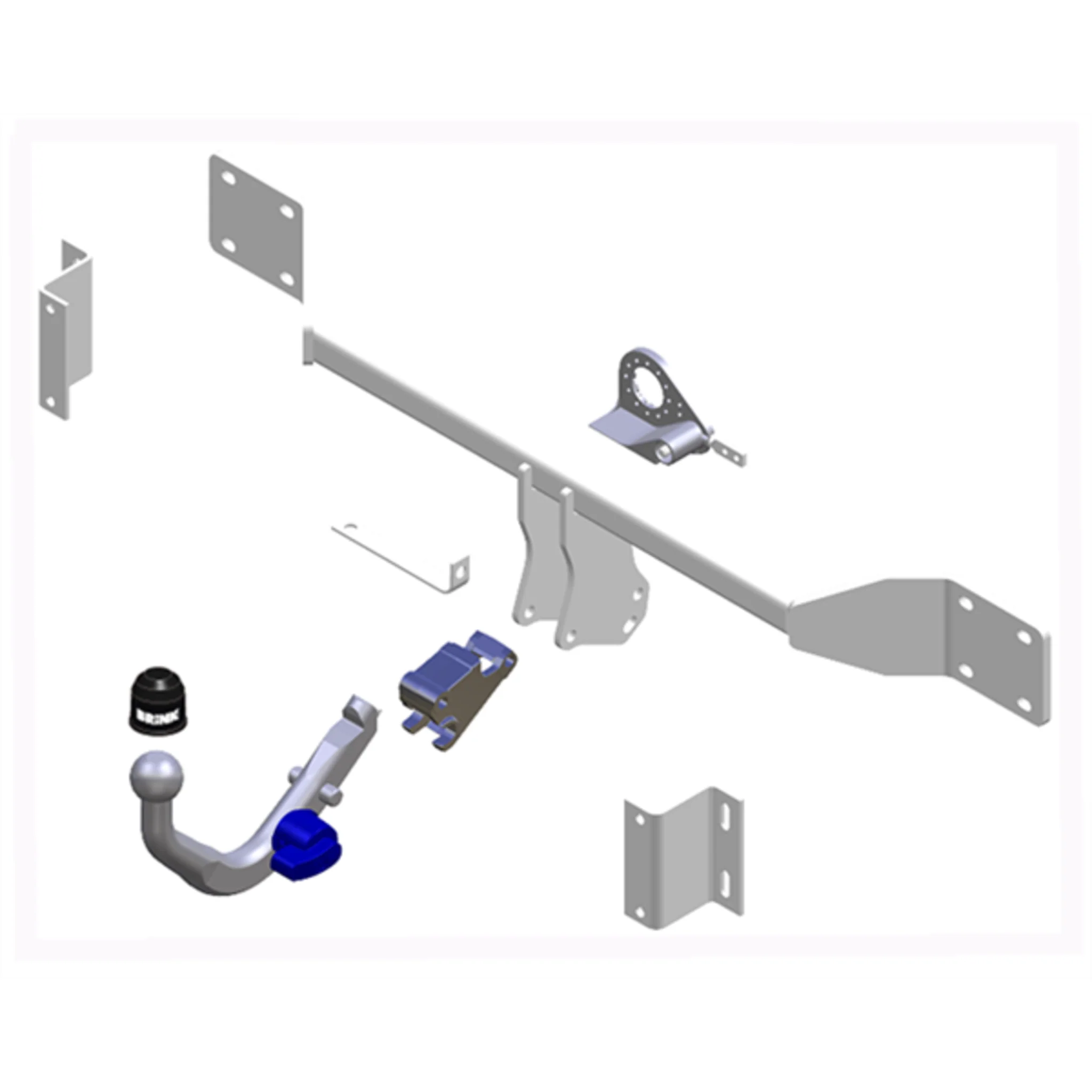 BRINK | Detachable European Towbar | BMW 5 Series E39 E60 E61 2001–2010 | BR-488200 - Image 2