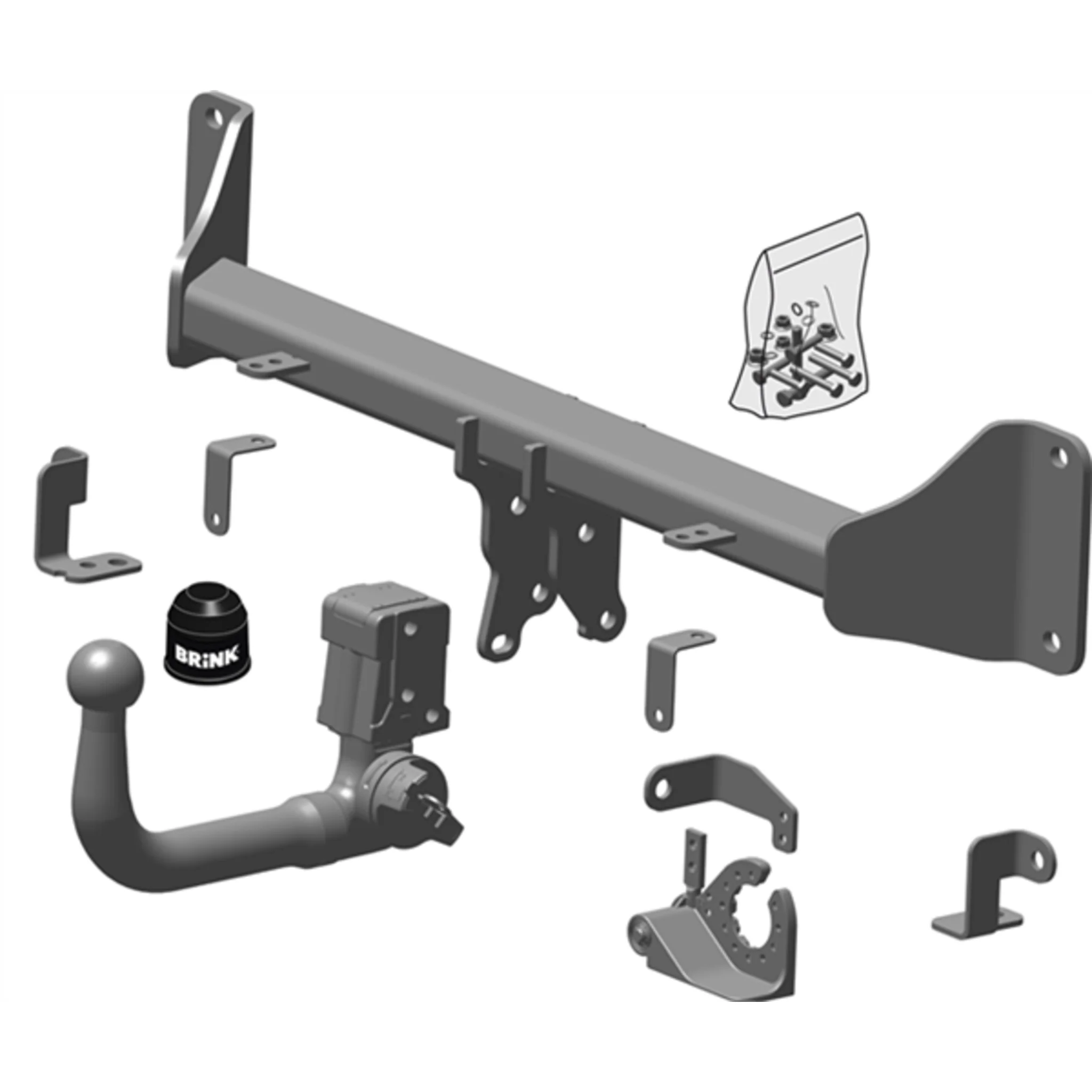 BRINK | Detachable Towbar | BMW iX3 G08 X3 G01 X4 G02 2017–ON | BR-656400 - Image 2
