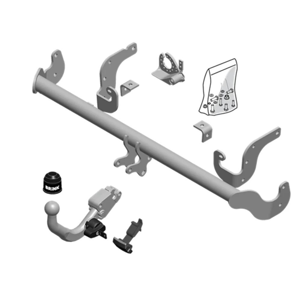 BRINK | European Diagonal Detachable Towbar | Citroen C4 Hatchback 2015–On | BR-593400