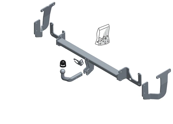 BRINK | Detachable Towbar | Citroen Dispatch Peugeot Expert 2016–ON | BR-617500 - Image 2
