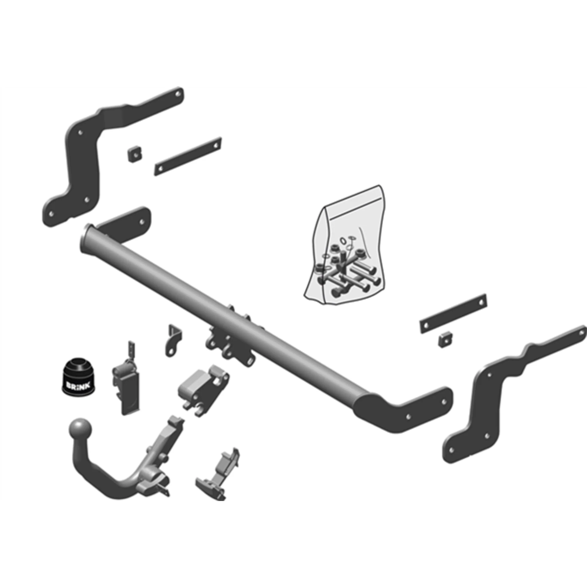 BRINK | Detachable Towbar | Ford Ecosport FWD 2018–ON | BR-658000 - Image 2