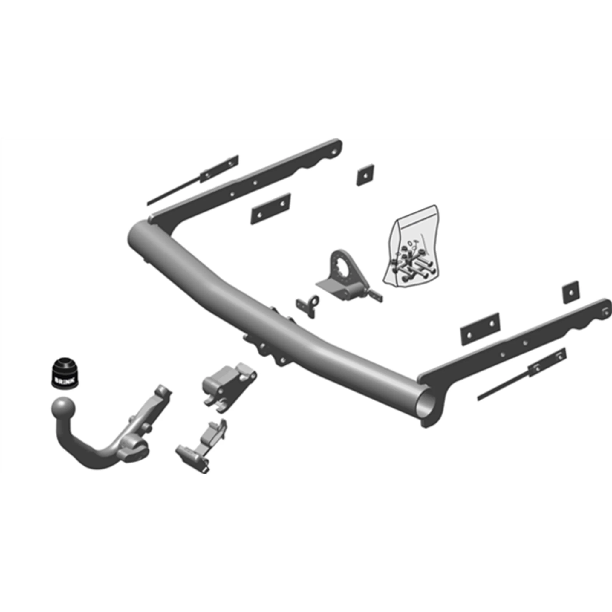 Brink | Detachable European Towbar | Ford Mondeo MA MB MC MD 2007–ON | BR-486400