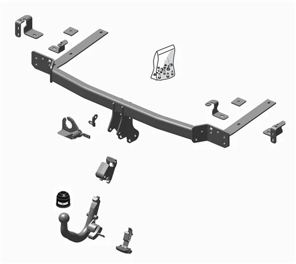 BRINK | Detachable Towbar | Honda CR-V RM RW RS 2012–ON | BR-603400 - Image 2