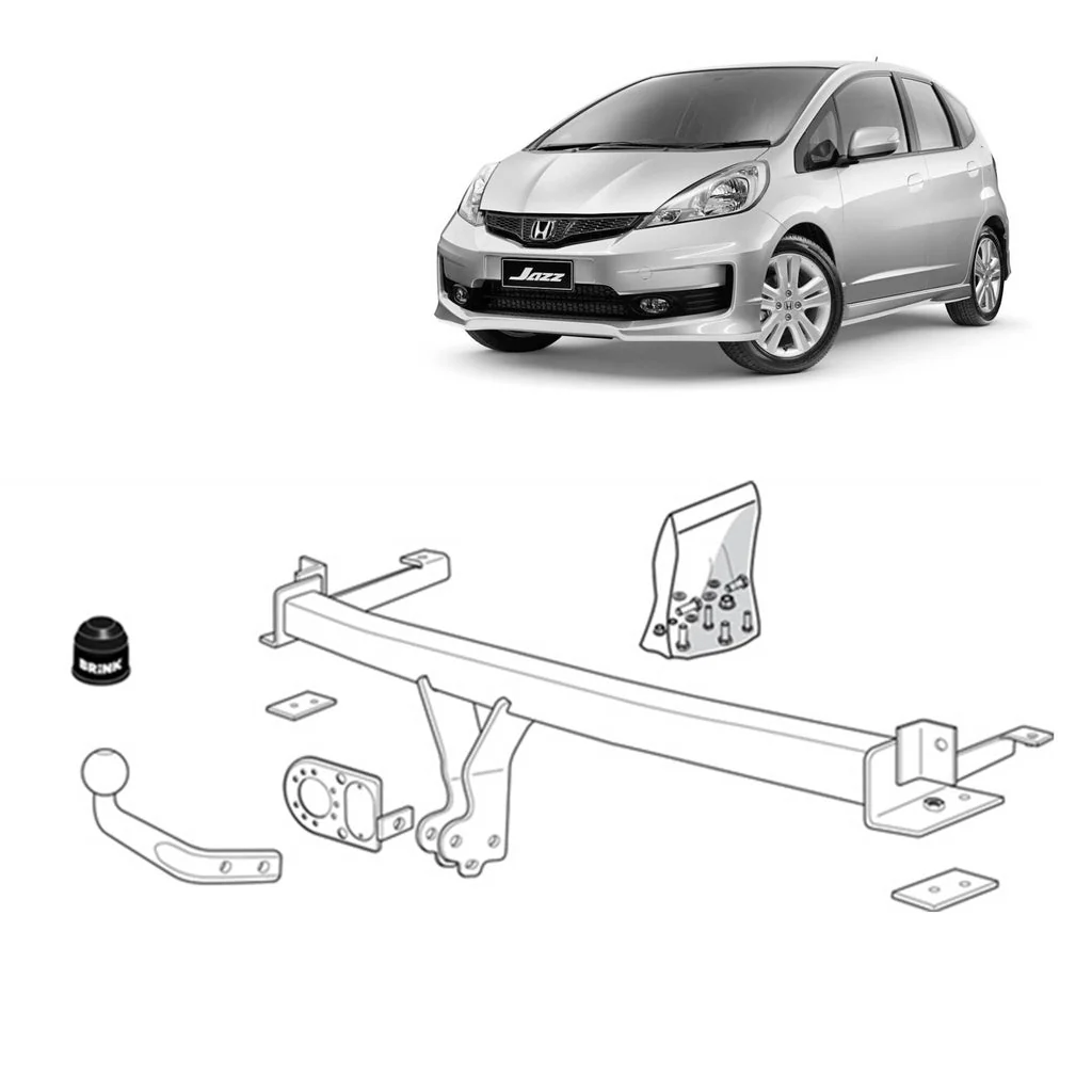 BRINK | Fixed European Towbar | Honda Jazz GD GE Hatchback 2002–2014 | BR-381600