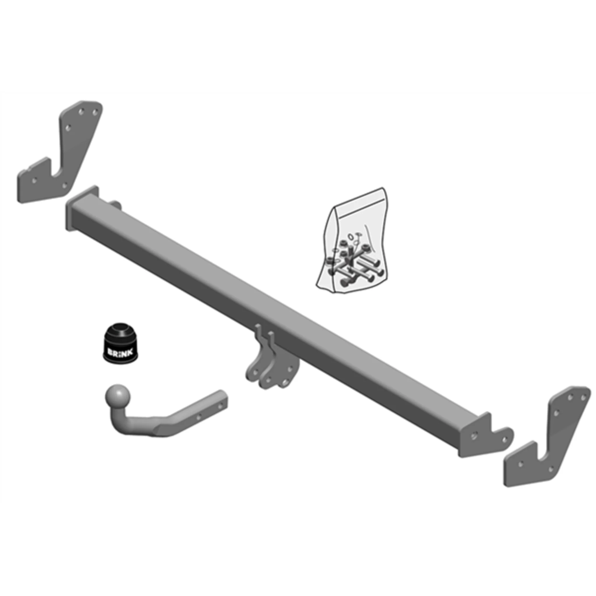 BRINK | Fixed Towbar | Hyundai Kona OS OSE OSI 2017–2023 | BR-646500 - Image 2