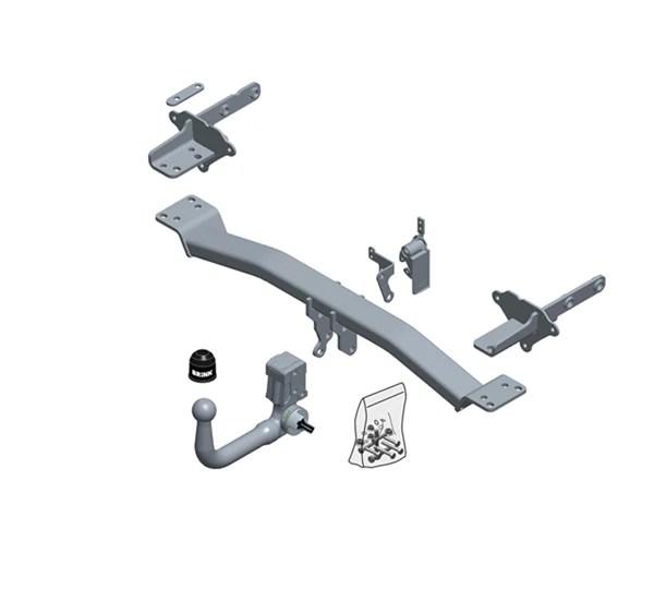 BRINK | Detachable Towbar | Jeep Compass Fiat 500X Renegade 2014–ON | BR-605000
