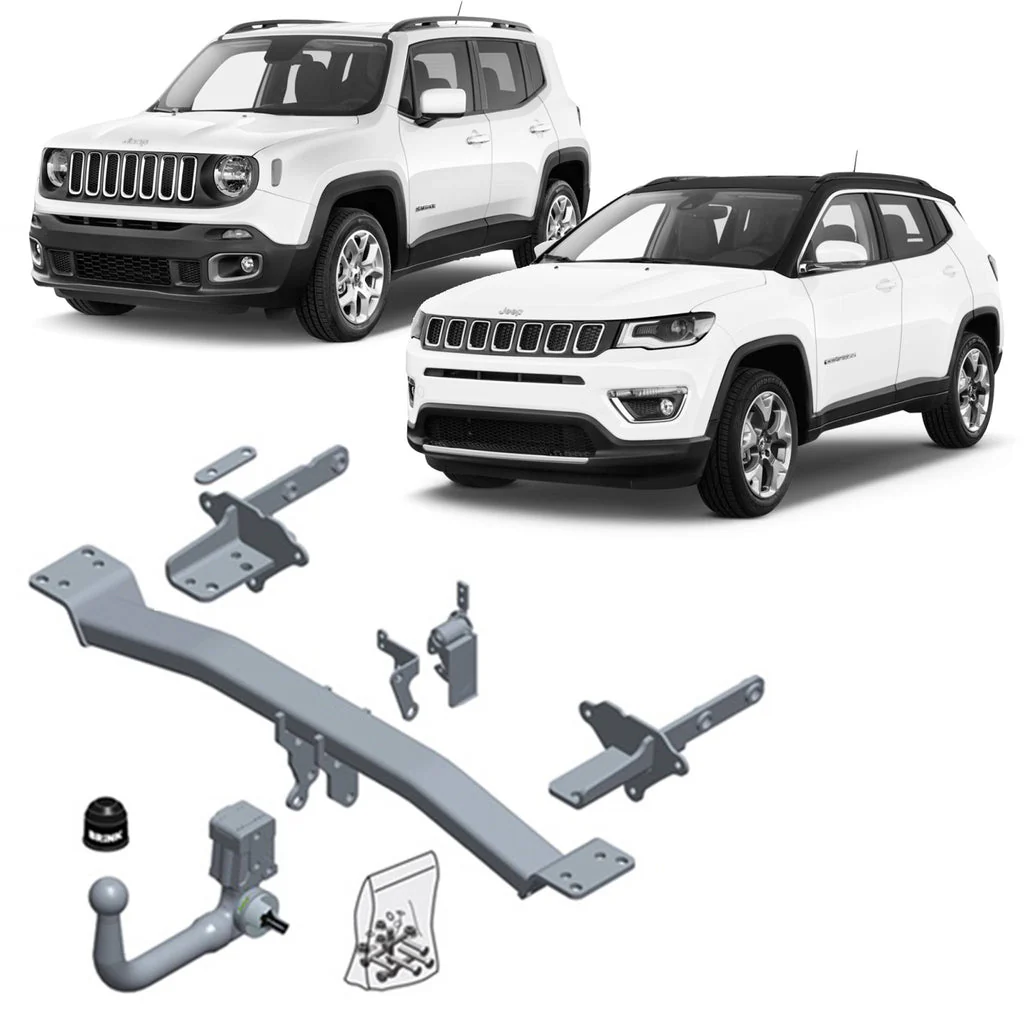 BRINK | Detachable Towbar | Jeep Compass Fiat 500X Renegade 2014–ON | BR-605000 - Image 2