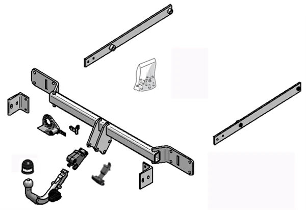 BRINK | Detachable European Towbar | Mercedes-Benz C-Class W204 S204 C204 2007–2016 | BR-493500 - Image 2