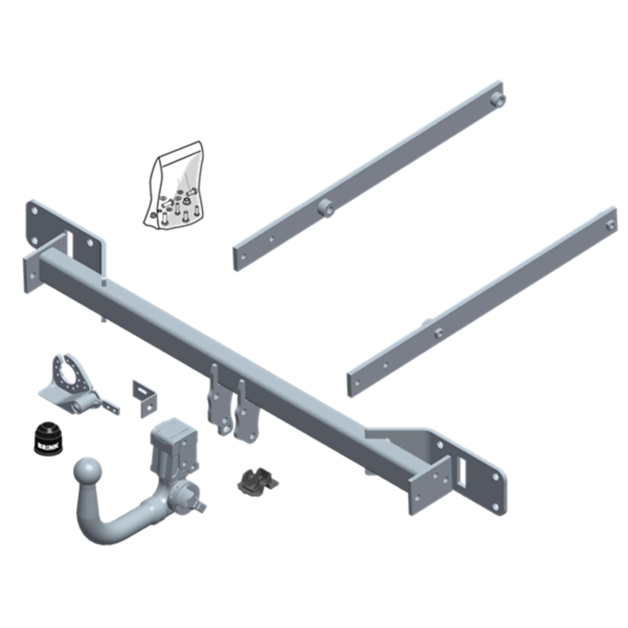 BRINK | European Vertical Detachable Towbar | Mercedes-Benz C-Class W204 S204 C204 2007–2015 | BR-582000 - Image 2