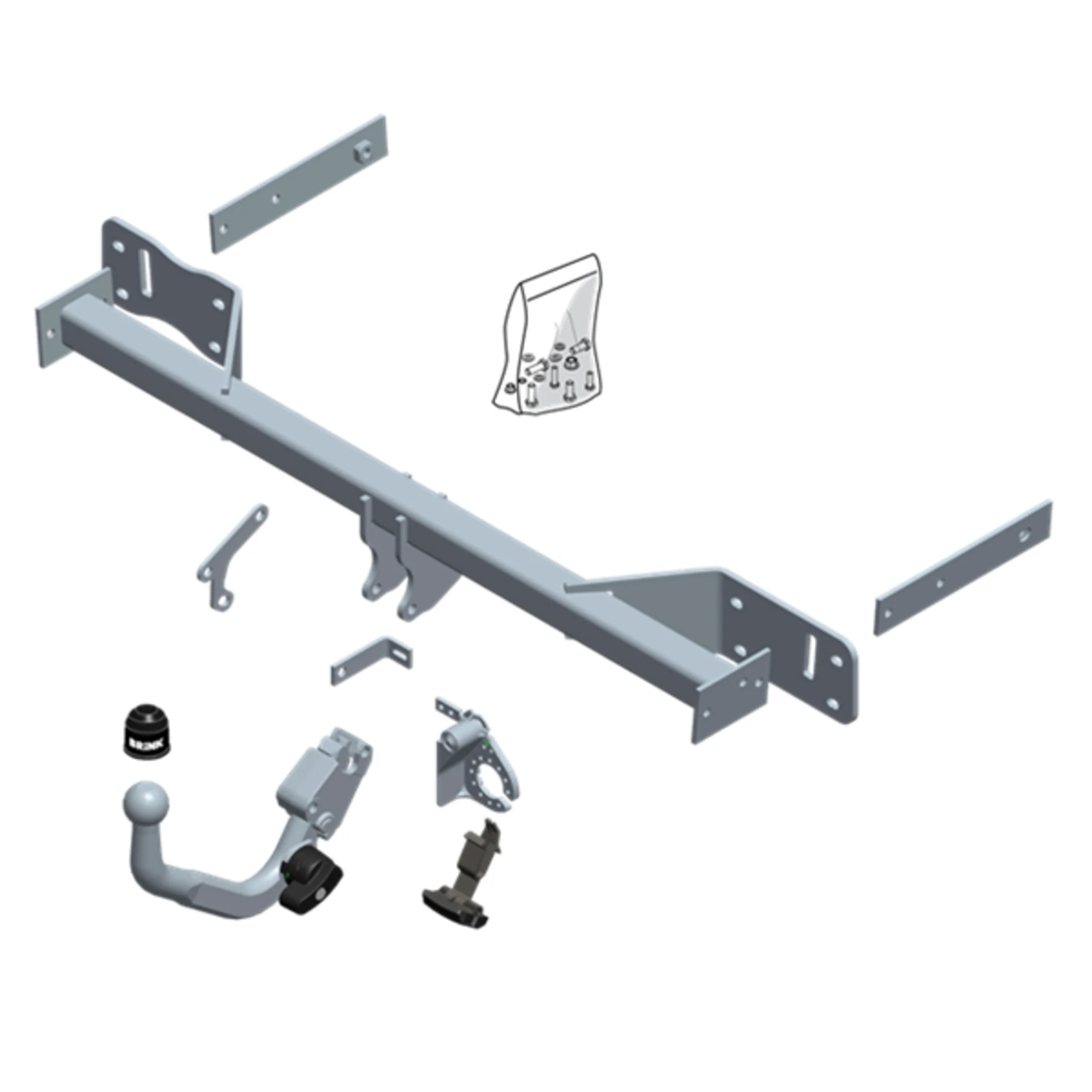 BRINK | European Diagonal Detachable Towbar | Mercedes-Benz CLA C117 X117 2013–ON | BR-576600 - Image 2