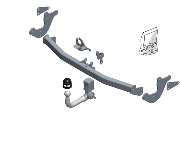 BRINK | European Vertical Detachable Towbar | Mercedes-Benz V-Class W447 2014–On | BR-594200 - Image 2