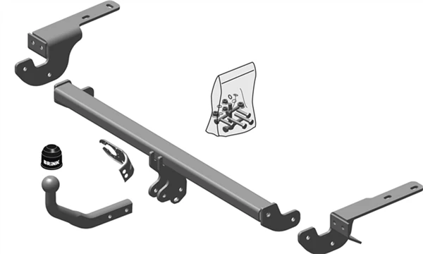 BRINK | Fixed European Swan Neck Towbar | Citroen C4 3-Door Coupe & 5-Door Hatch 2004–2011 | BR-417800 - Image 2