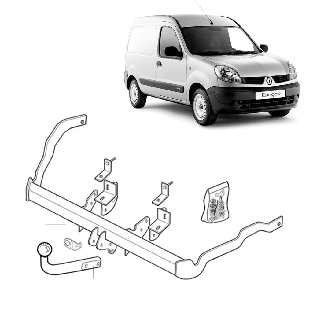 BRINK | Fixed European 2-Bolt Towbar | Renault Kangoo KC KW 2004–ON | BR-438600