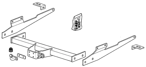 BRINK | Fixed European Towbar | Renault Master X70 2000–2010 | BR-281800