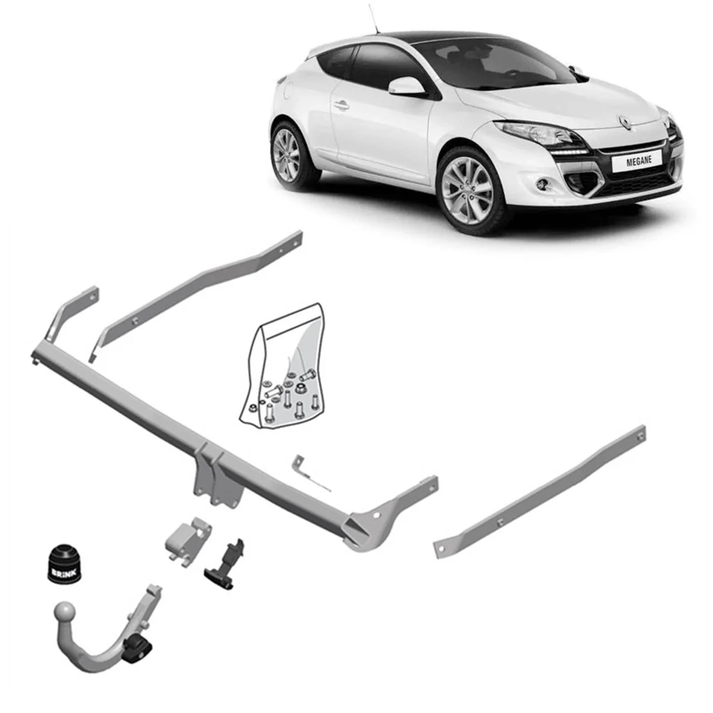 BRINK | European Diagonal Detachable Towbar | Renault Megane X84 X95 2003–2016 | BR-559300