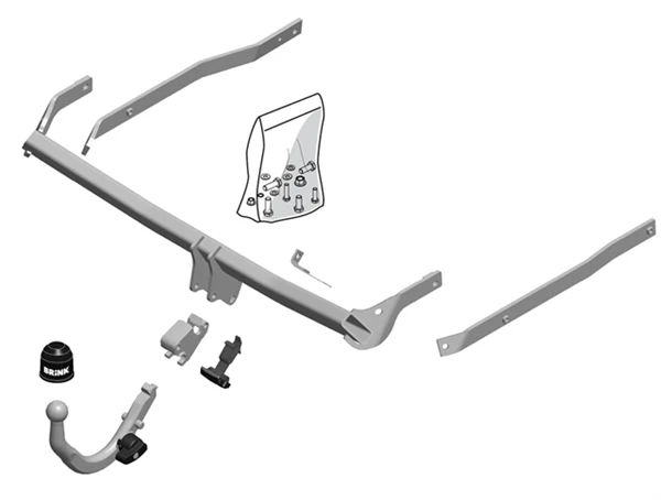 BRINK | European Diagonal Detachable Towbar | Renault Megane X84 X95 2003–2016 | BR-559300 - Image 2