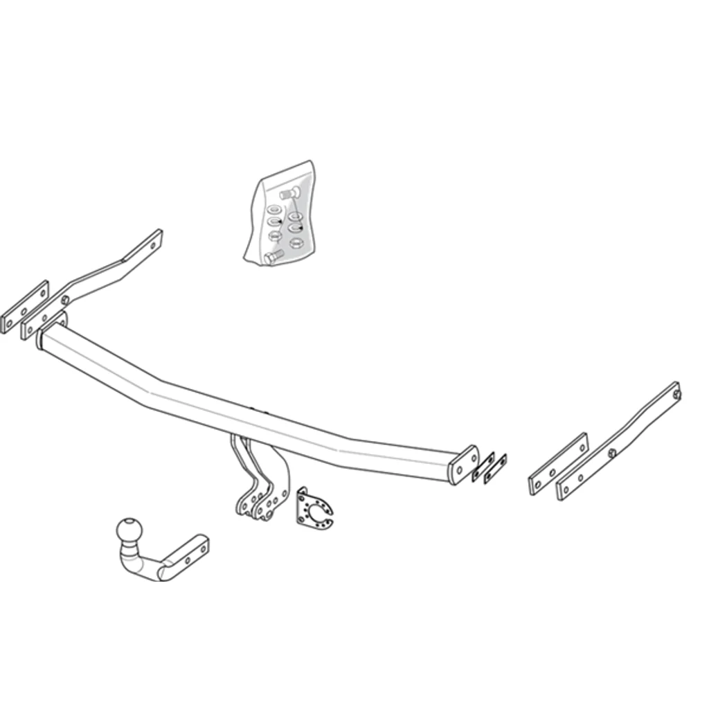 BRINK | Fixed European Towbar | Renault Megane & Grand Scenic 2002–On | BR-512500