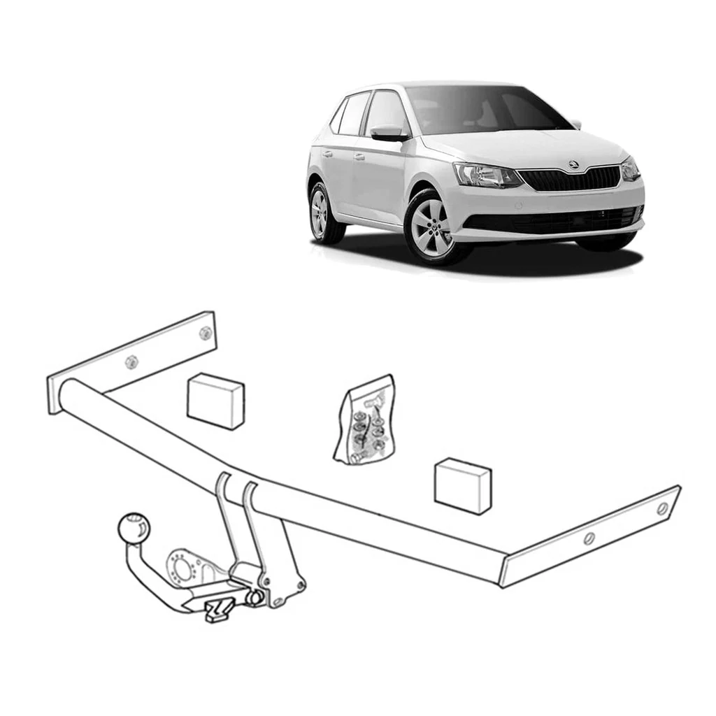 BRINK | Detachable European Towbar | Skoda Fabia 5J Hatchback Wagon 2010–2015 | BR-359600