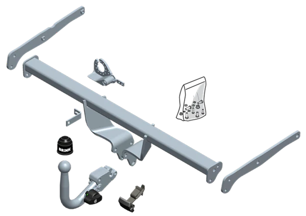 BRINK | European Diagonal Detachable Towbar | Suzuki S-Cross JY 2013–On | BR-580500 - Image 2