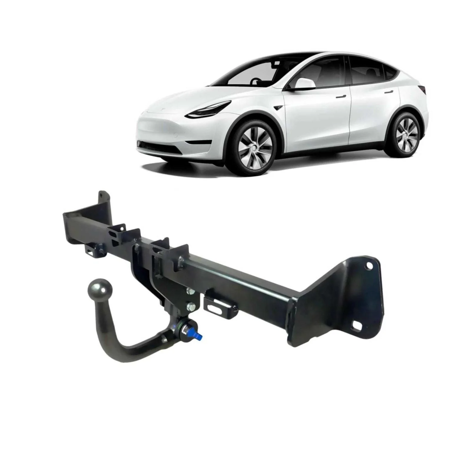 BRINK | Diagonally Detachable Towbar & Direct Fit Wiring Kit | Tesla Model Y 5YJY (2019–On) | BR-4030900-K101