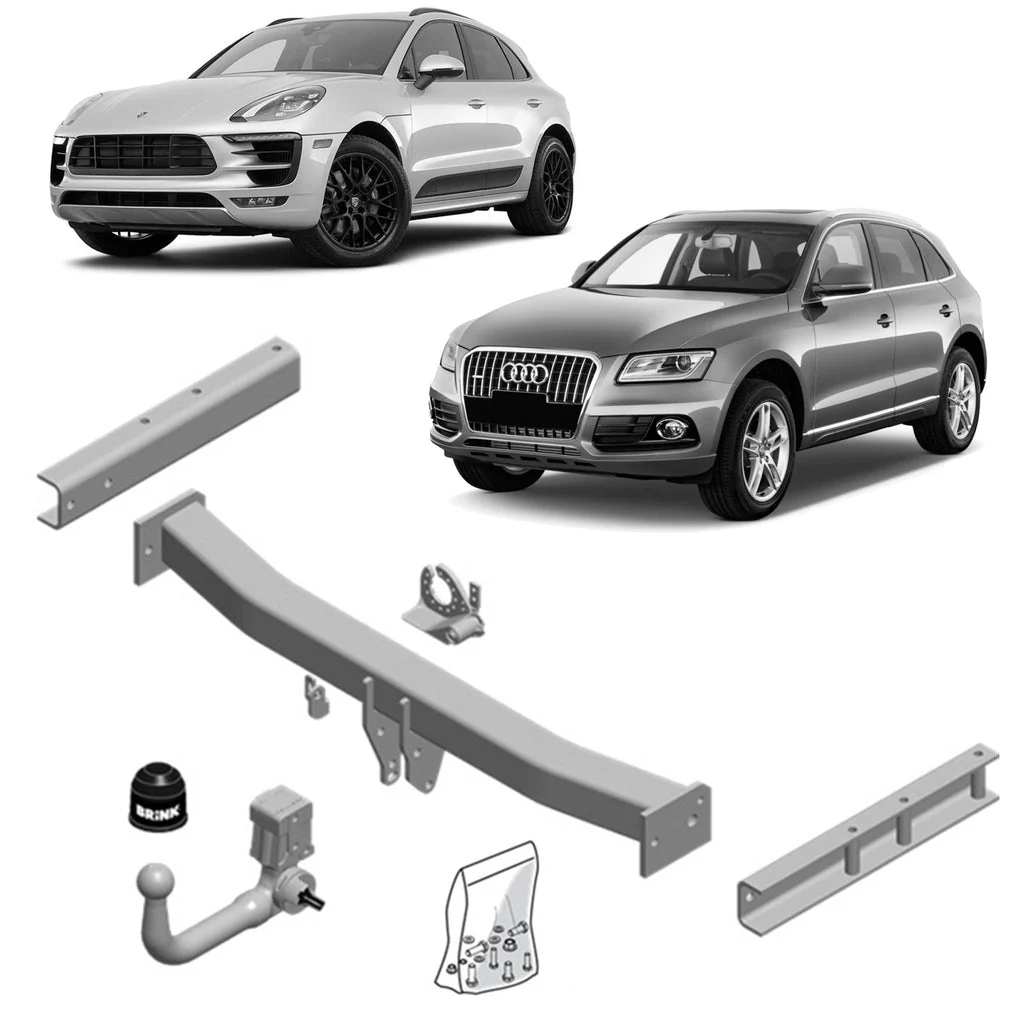 BRINK | European Vertical Detachable Towbar | Audi Q5 8R 2008–2017 & Porsche Macan 2014–2018 | BR-592300