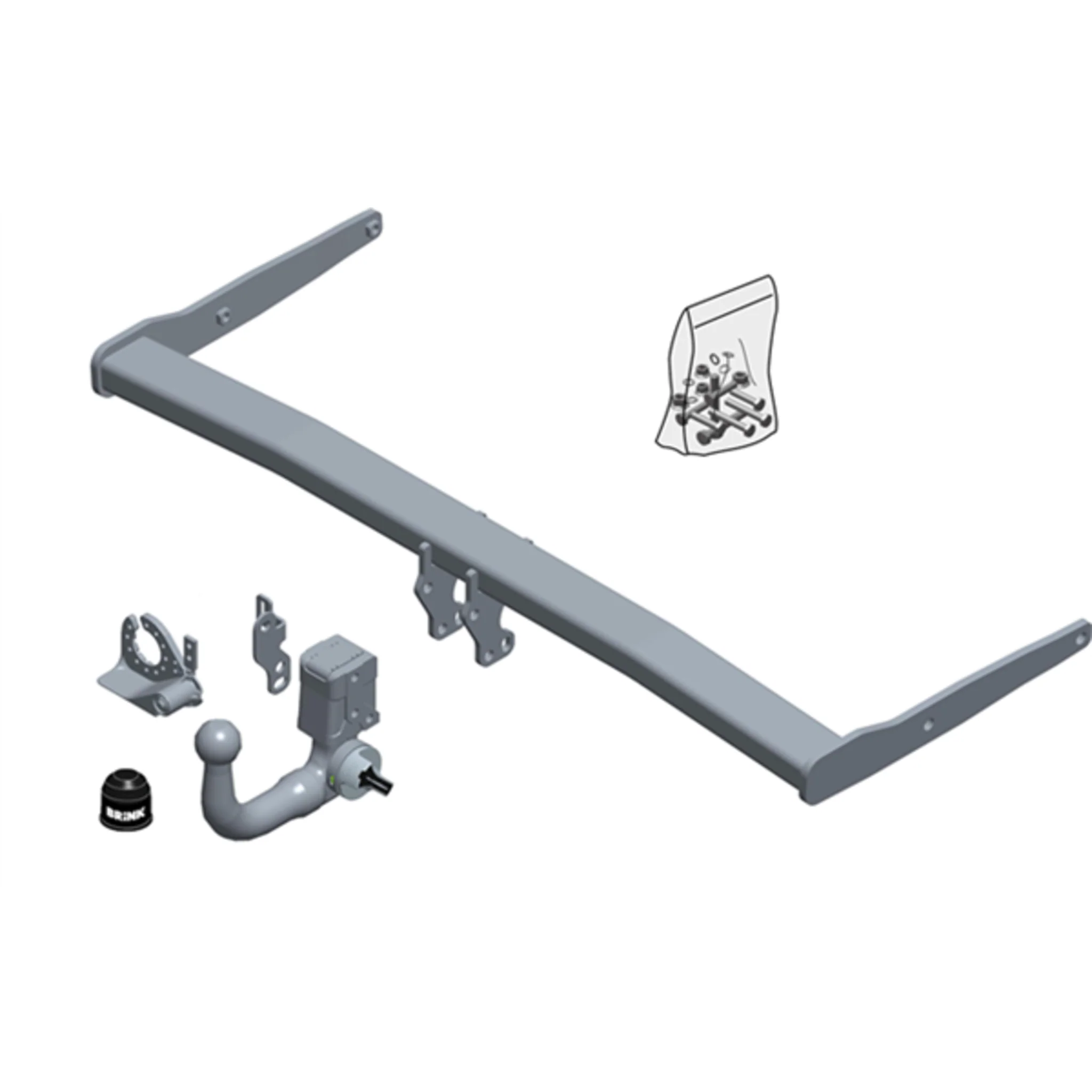 BRINK | Detachable Towbar | Skoda Superb VW Passat B8 2014–ON | BR-614700 - Image 2