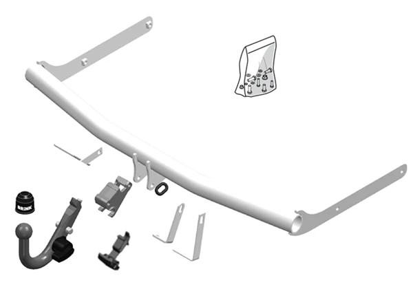 BRINK | Detachable European Towbar | Volkswagen Jetta 1K2 Sedan 2005–2010 | BR-450300 - Image 2