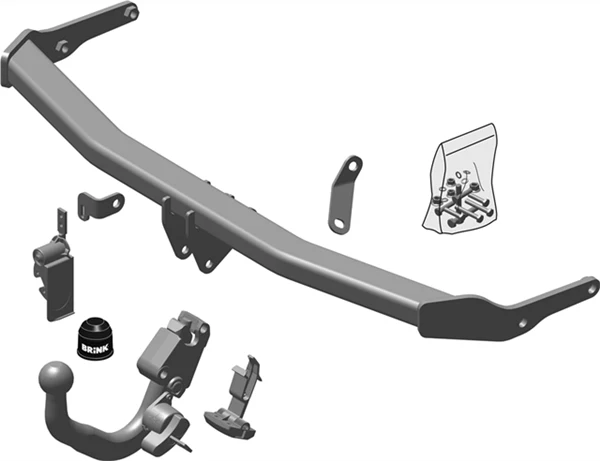 BRINK | Detachable Towbar | Volkswagen Polo AW AE1 BZ1 2017–2021 | BR-643500 - Image 2