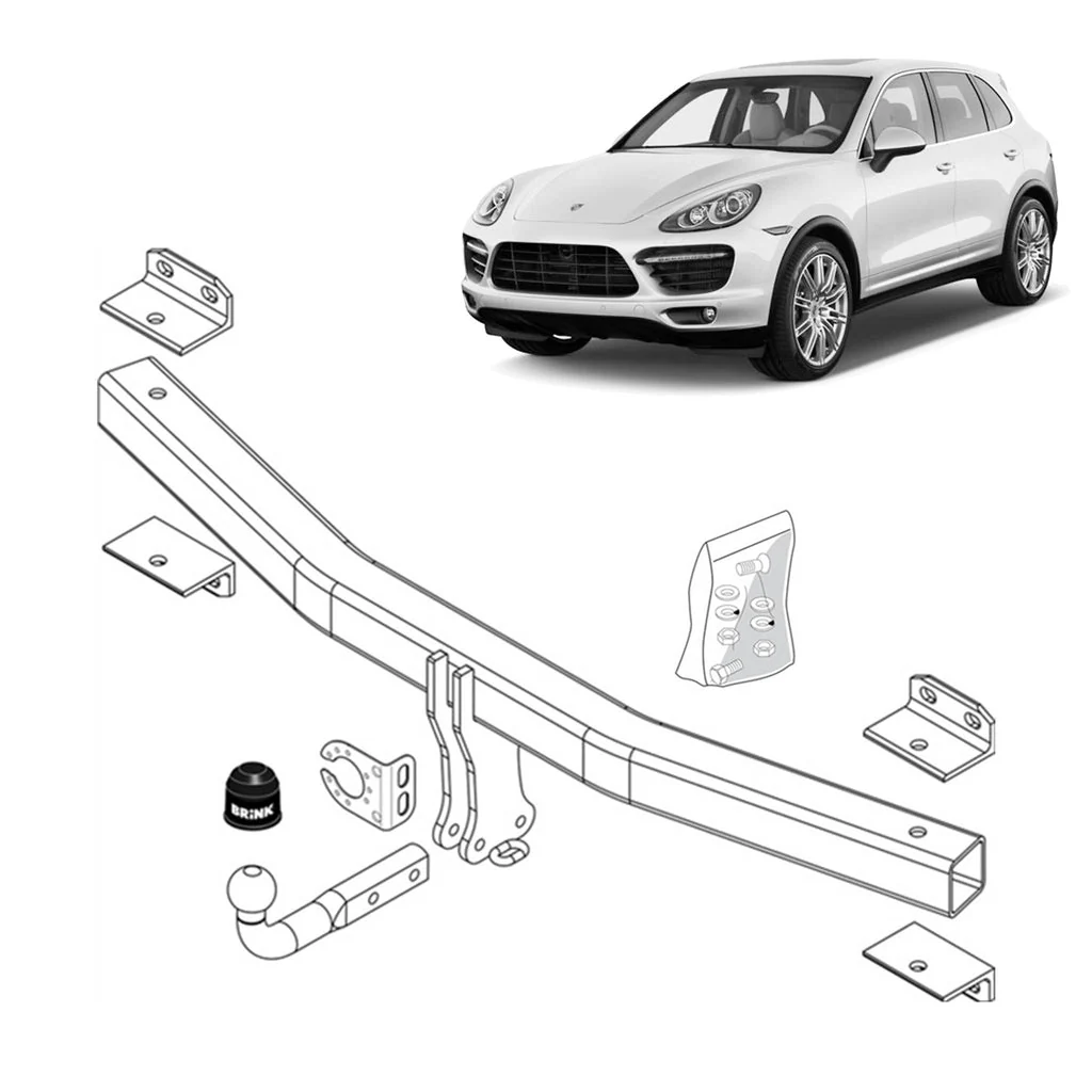 BRINK | Fixed European Towbar | Porsche Cayenne 9PA 2002–2010 | BR-359000