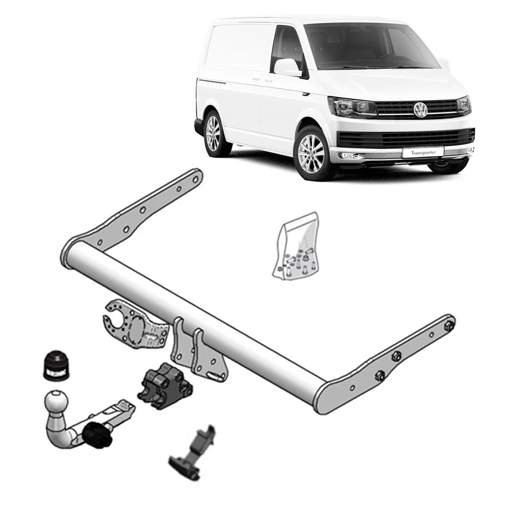 BRINK | Detachable European Towbar | VW Multivan Transporter Caravelle T5 T6 2003–ON | BR-468400
