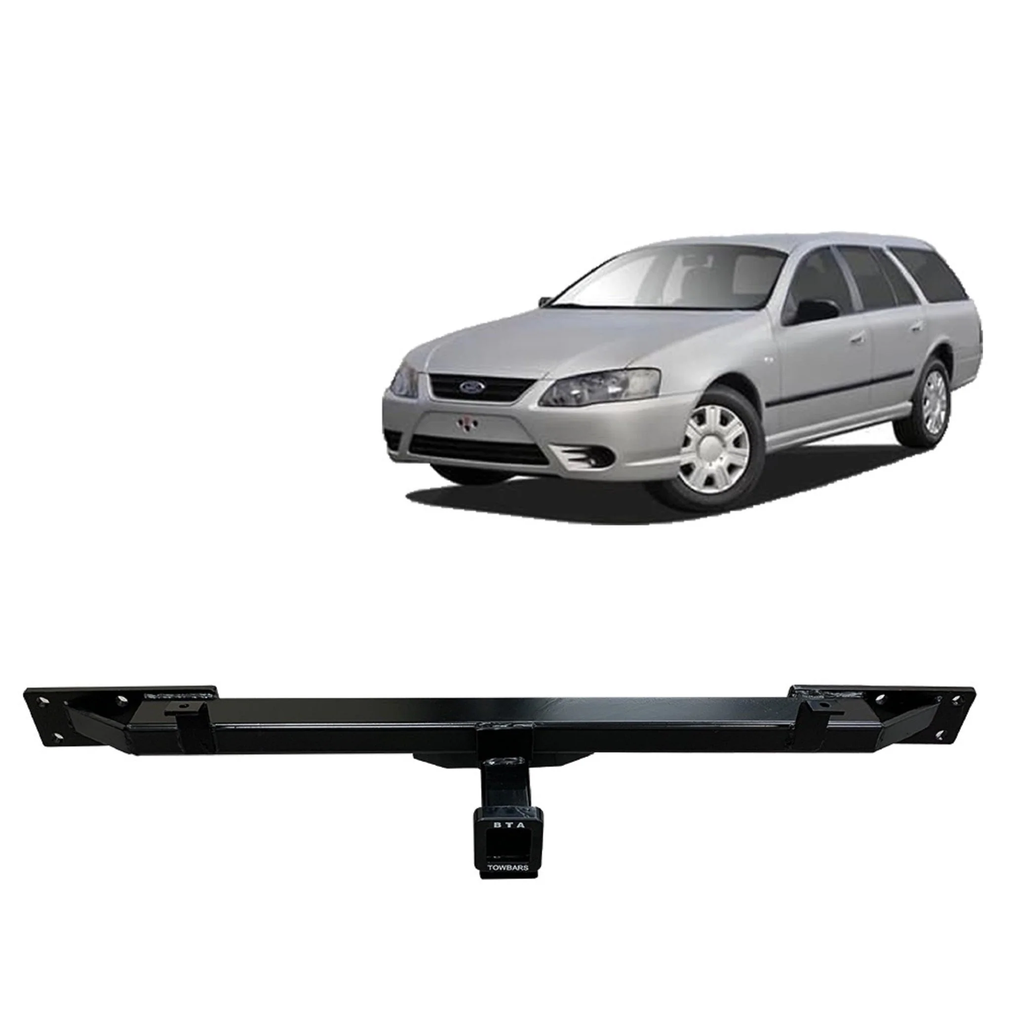 BTA | Heavy Duty Towbar | Ford Falcon AU–FG Wagon 1998–2010 | Capacity 2300kg | FOR012H