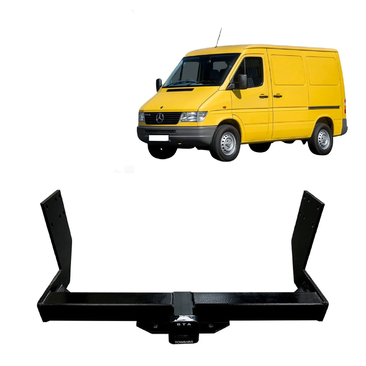BTA | Heavy Duty Towbar | Mercedes-Benz Sprinter Van SWB 1998–2006 | Capacity 2000kg | MER03H - Image 2