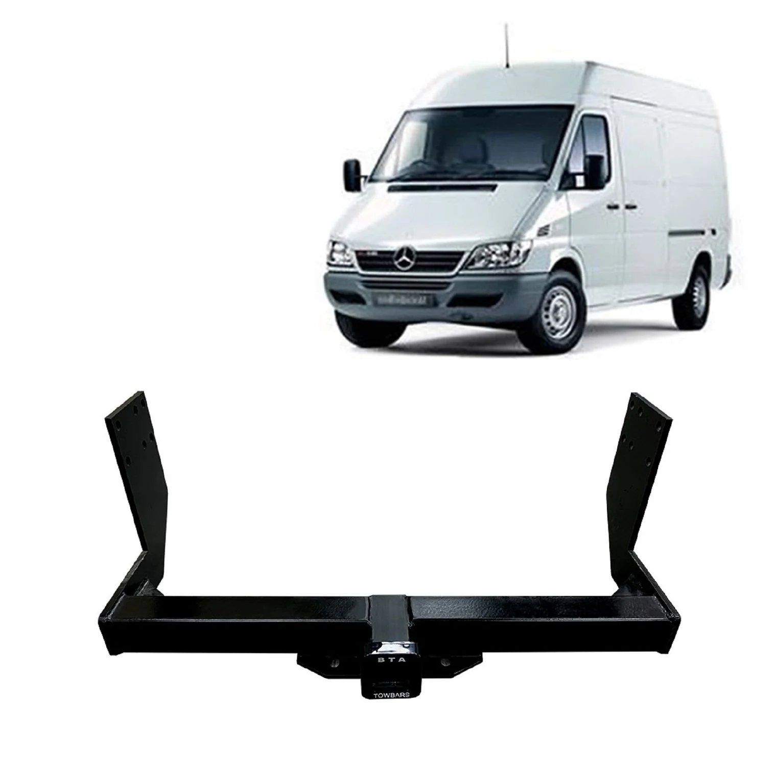 BTA | Heavy Duty Towbar | Mercedes-Benz Sprinter Van SWB 1998–2006 | Capacity 2000kg | MER02H - Image 2