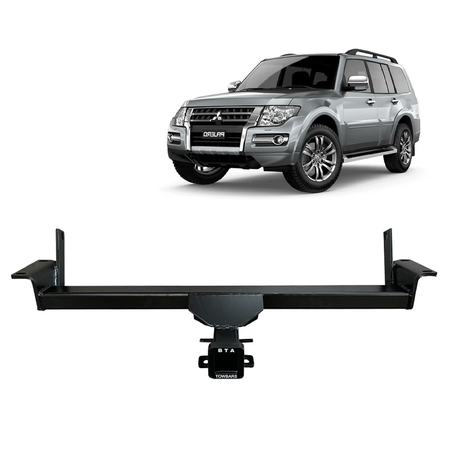 BTA | Heavy Duty Towbar | Mitsubishi Pajero NM-NX 2000–On | Capacity 3000kg | MITS05H - Image 2