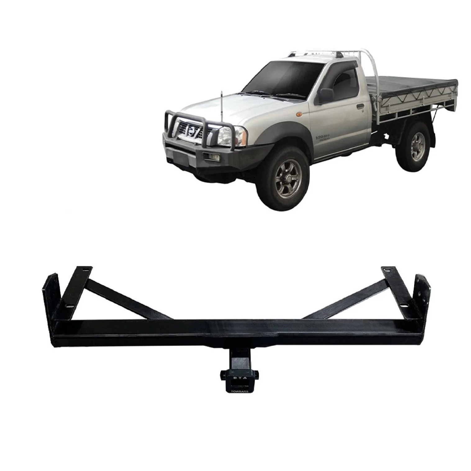 BTA | Heavy Duty Towbar | Nissan Navara D21 D22 1986–2015 | 3000kg Capacity | NIS02H - Image 2
