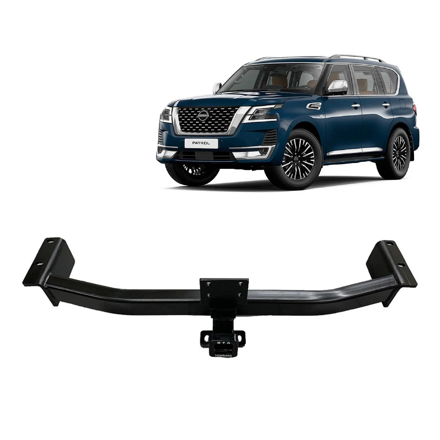 BTA | Heavy Duty Towbar | Nissan Patrol Y62 Wagon 2013-On | 3500kg Capacity | NIS018H - Image 2