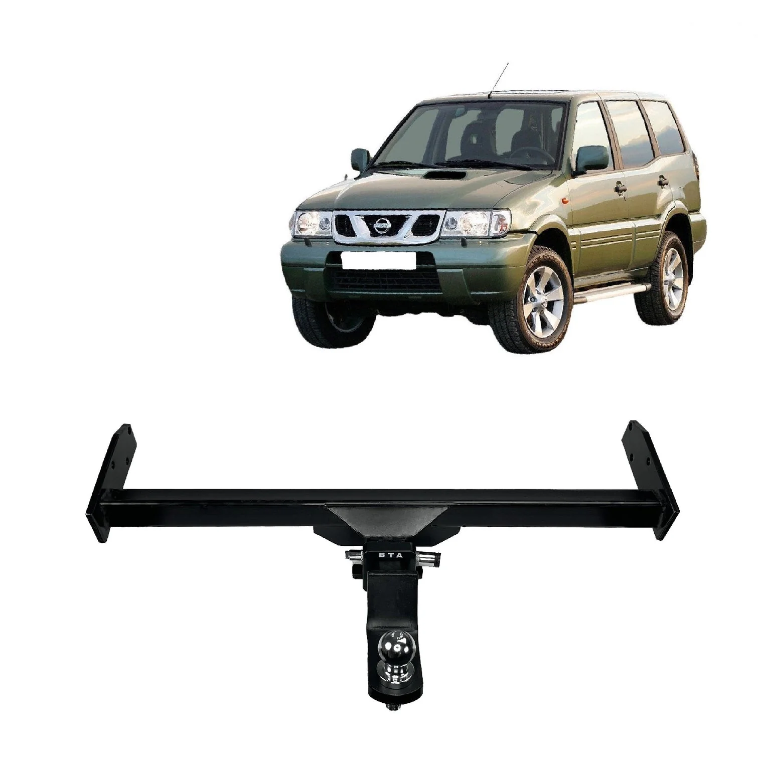 BTA | Heavy Duty Towbar | Nissan Terrano R20 1997–2000 | 2000kg Capacity | NIS01H - Image 2