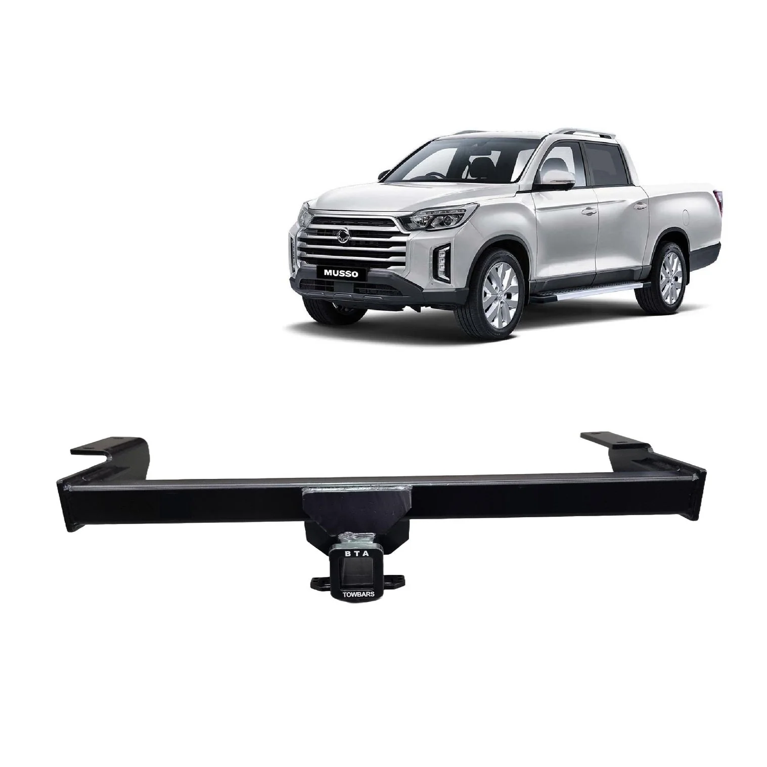 BTA | Heavy Duty Towbar | SsangYong Musso XLV LWB 2018–On | 3500kg Capacity | SSY06H - Image 2