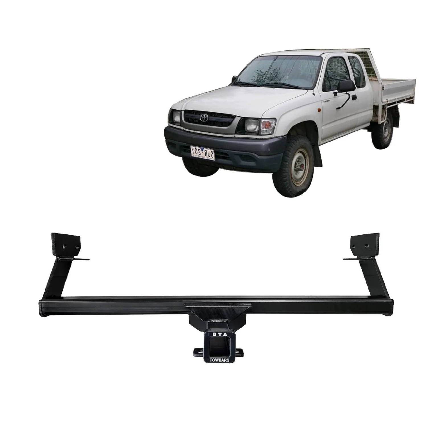 BTA | Heavy Duty Towbar | Toyota Hilux 2WD 4WD Rear Step 1983–2005 | 1600kg | TOY011H - Image 2